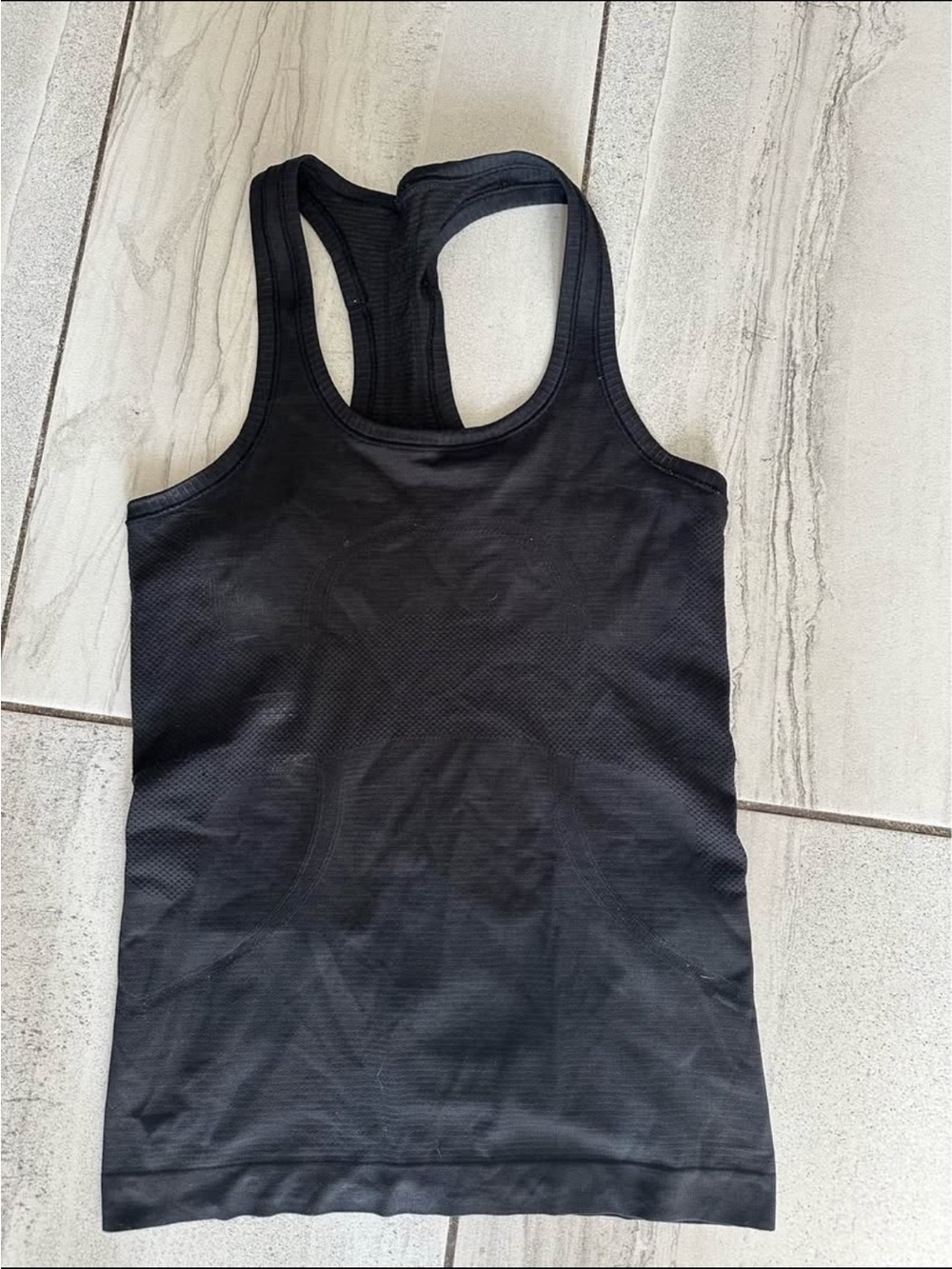 lululemon athletica Black Racerback Performance Tank